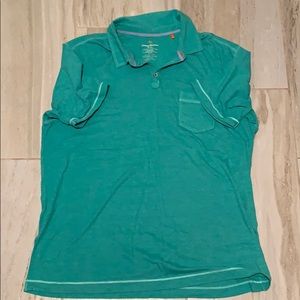 Tommy Bahama green shirt polo